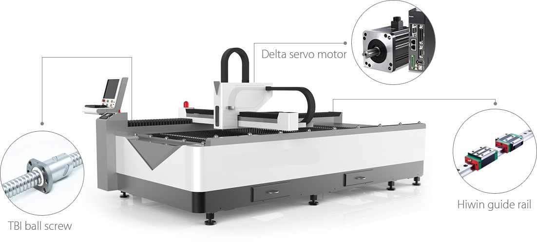 An image of a fiber laser cutting machine